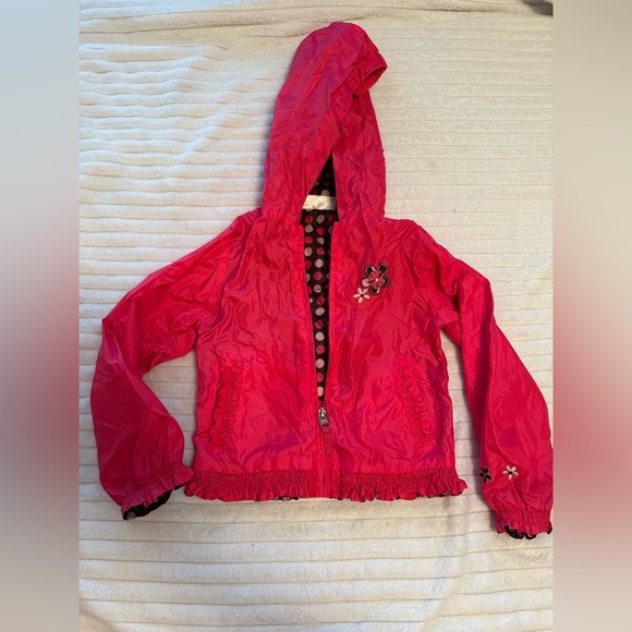 Byer California Other - Byer California Pink Polka Dot Jacket